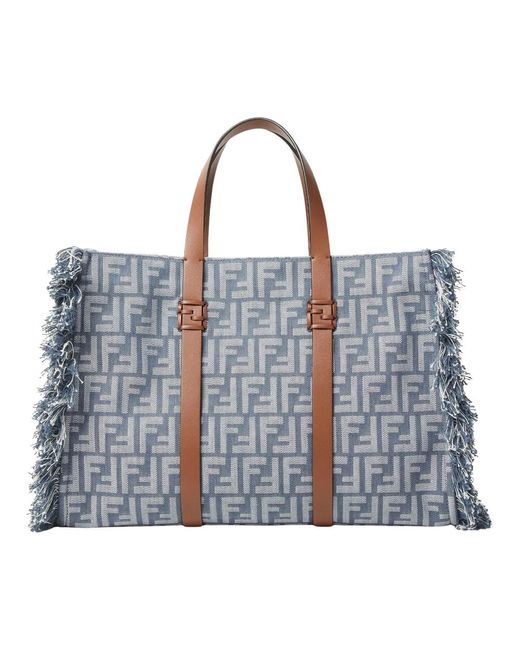 Fendi Tote Bags in het Blue