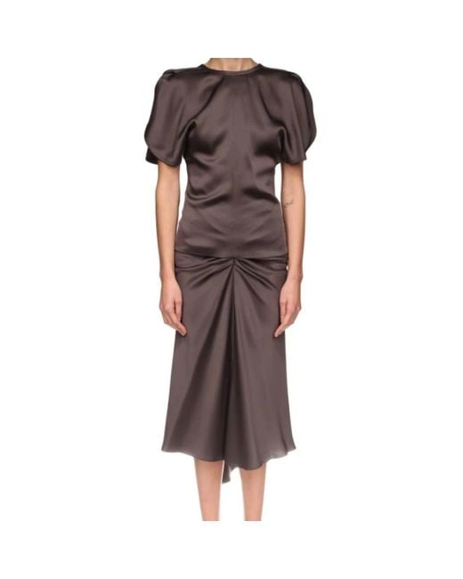 Victoria Beckham Purple Blouses