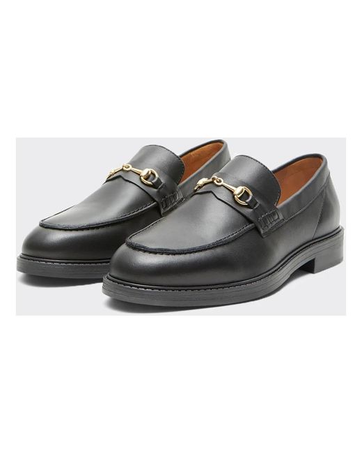 SELECTED Gray Loafers for men