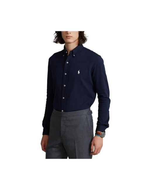 Ralph Lauren Casual Overhemden in het Blue voor heren