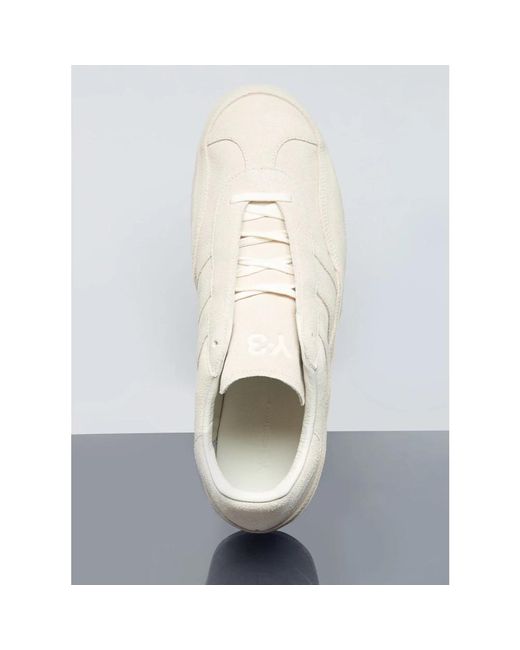 Y-3 Suede gazelle sneakers in White für Herren
