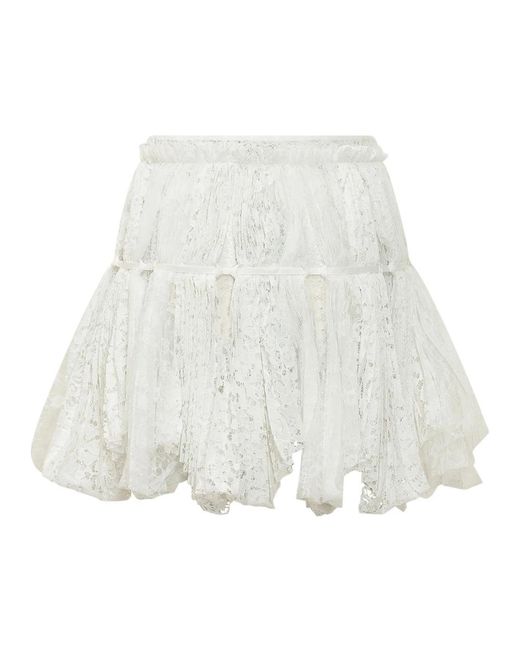 J.W. Anderson White Short Skirts
