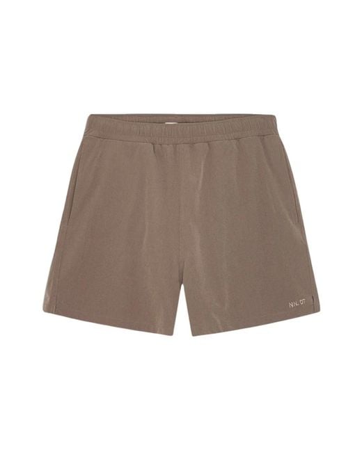NN07 Brown Casual Shorts for men