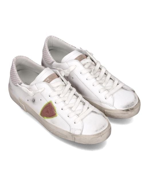 Philippe Model White Sneakers