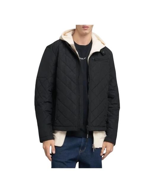 Light Jackets Replay pour homme en coloris Black