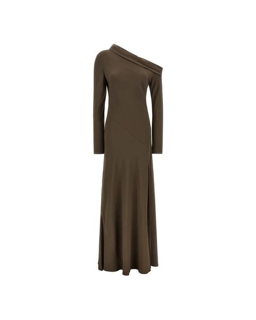 Alberta Ferretti Green Maxi Dresses