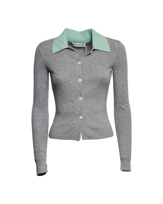 Cardigans di Self-Portrait in Gray