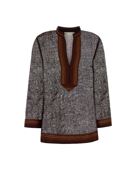 Tory Burch Brown Blouses