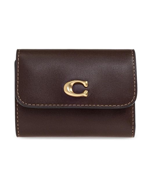 COACH Accessoires ,Bruin ,Leer Essential Card Holder Wallet in het Brown