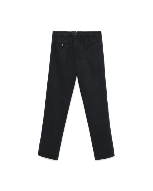 Aspesi Blue Straight Trousers for men