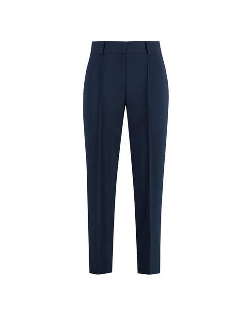 Michael Kors Blue Slim-Fit Trousers