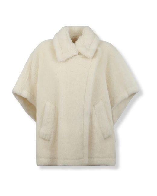 Max Mara Capes in het Natural