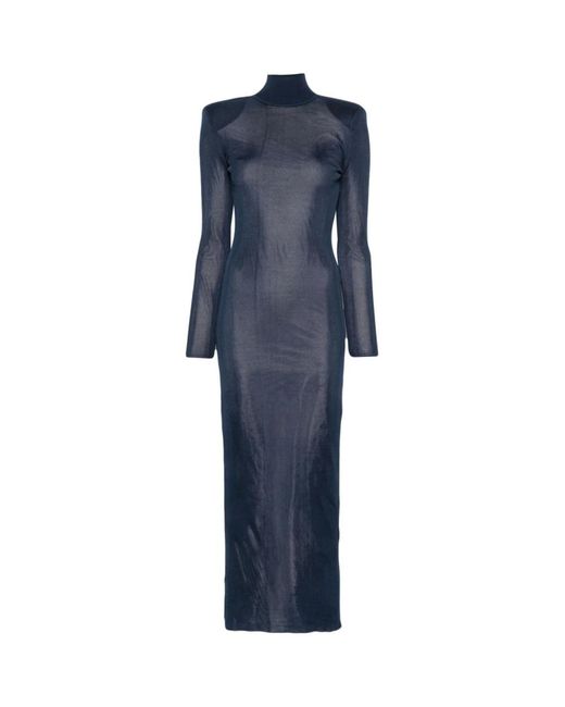 Maxi Dresses Self-Portrait de color Blue