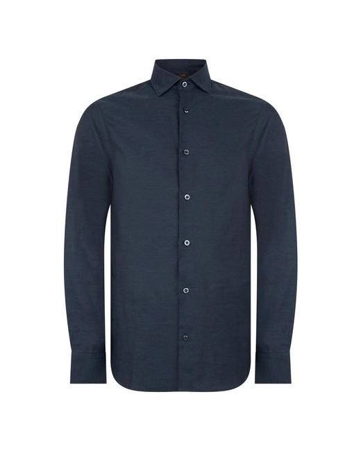 Moorer Blue Denim Shirts for men
