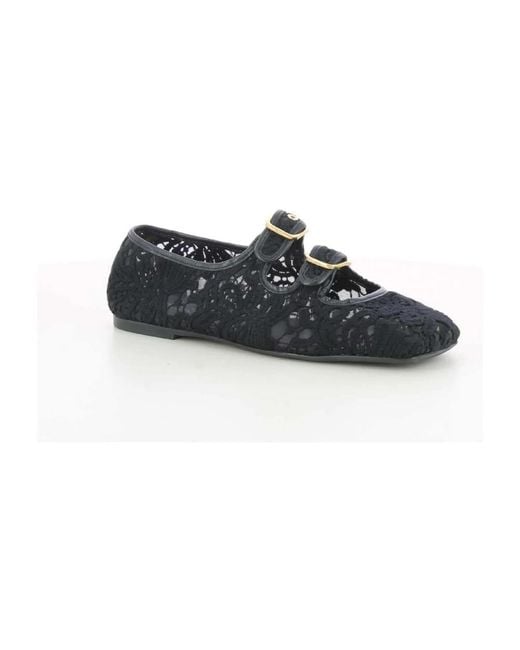 Agl Attilio Giusti Leombruni Black Ballerina Shoes