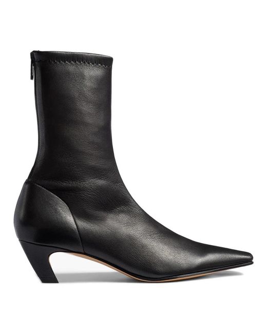 Khaite Black Cowboy Boots