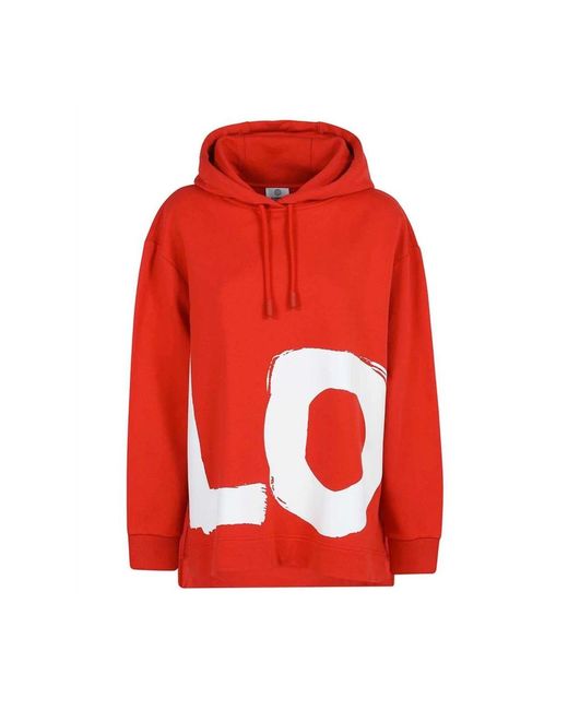 Burberry Red Hoodies for men