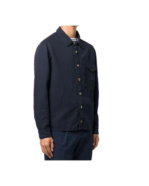 Brunello Cucinelli Blue Light Jackets for men