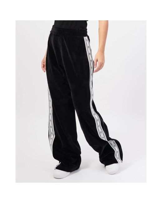 HUGO Wide Trousers in het Black