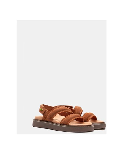 HOFF Brown Flat Sandals