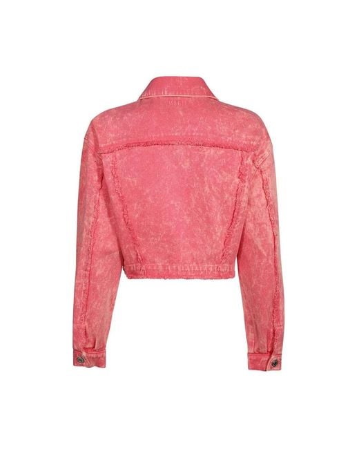 MSGM Pink Denim Jackets