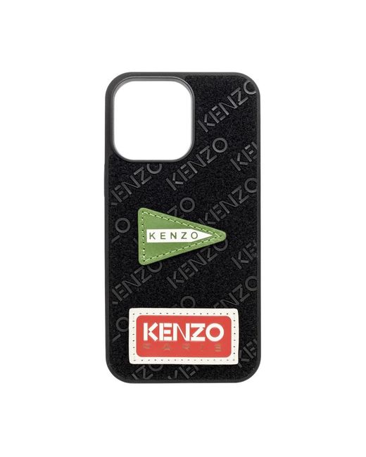 KENZO Black Phone Accessories for men