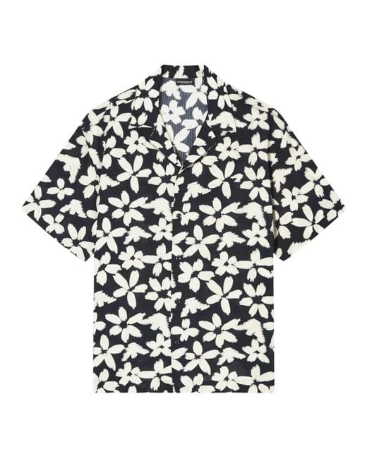 Emporio Armani Black Short Sleeve Shirts for men