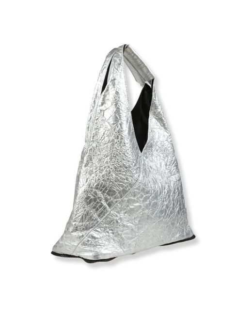 MM6 by Maison Margiela Gray Shoulder Bags