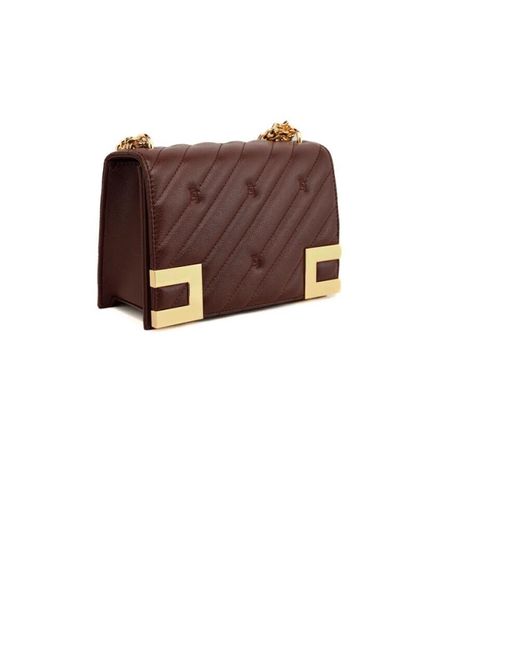 Shoulder Bags Elisabetta Franchi de color Brown