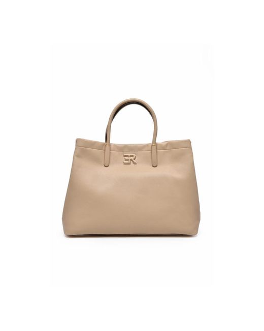 Ermanno Scervino Natural Shopping Bags