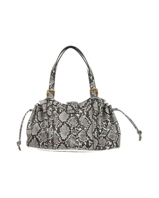 Just Cavalli Gray Handbags