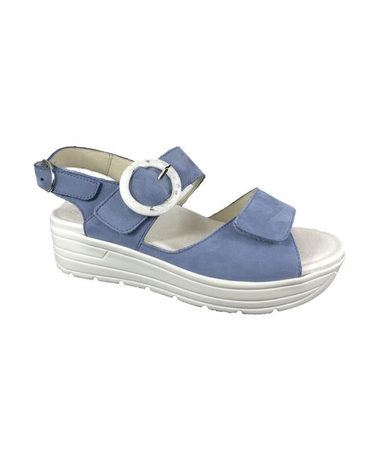 Sandalia zapatos 48022 SOLIDUS de color Blue