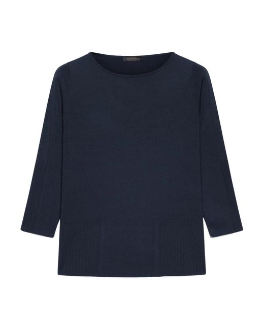 Knitwear > round-neck knitwear Elena Miro en coloris Blue