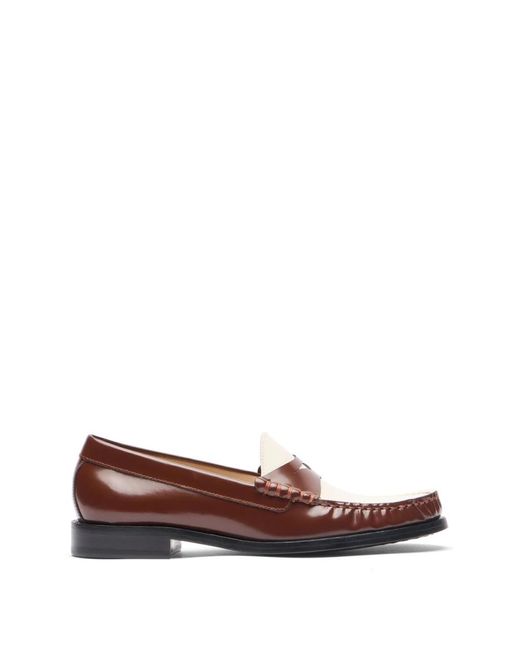 Stuart Weitzman Brown Lottie Loafer