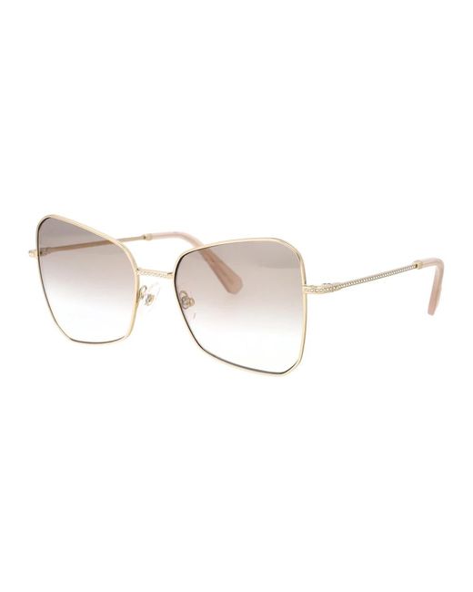 Swarovski Metallic Stilvolle sonnenbrille für frauen