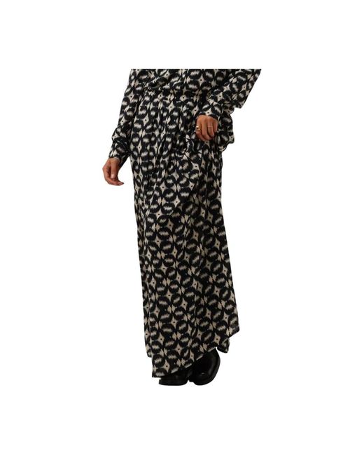 By-Bar Rokken ,Zwart ,Elegante Zwarte Maxi Rok in het Black