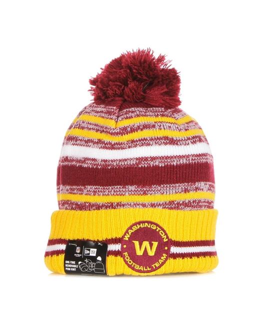 KTZ Accessoires ,Veelkleurig ,Nfl Pom Pom Beanie Hat in het Multicolor