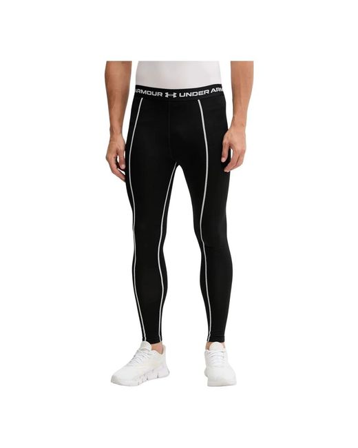 Under Armour Cold Weather Grid Legging in het Black voor heren