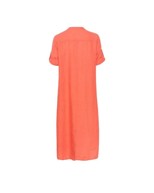 Cream Pink Midi Dresses