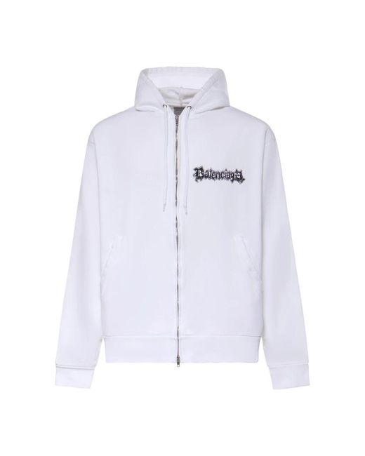 Balenciaga Blue Zip-Throughs for men