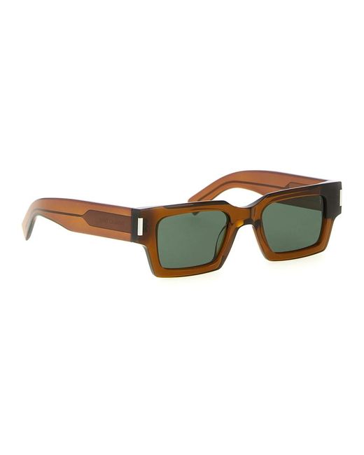 Saint Laurent Brown Sunglasses for men