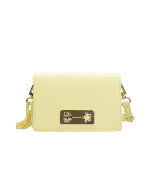 Chiara Ferragni Shoulder Bags in het Yellow