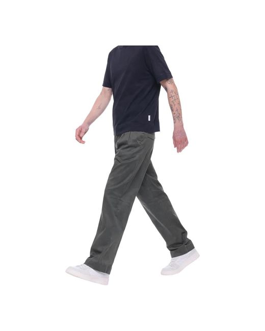 Nine:inthe:morning Gray Straight Trousers for men