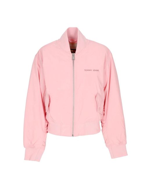 Tommy Hilfiger Pink Bomber Jackets