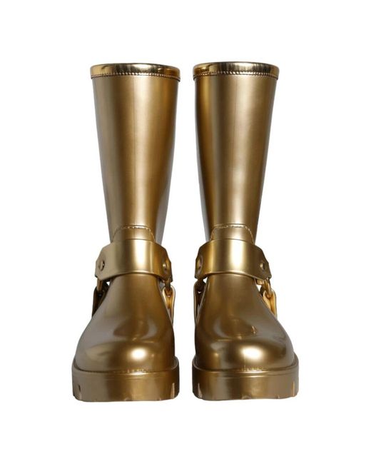 Dolce & Gabbana Natural Rain Boots