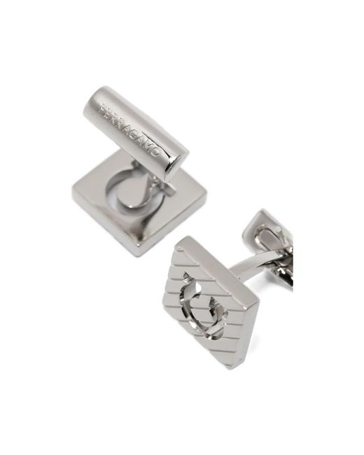 Ferragamo Metallic Clips Bars for men