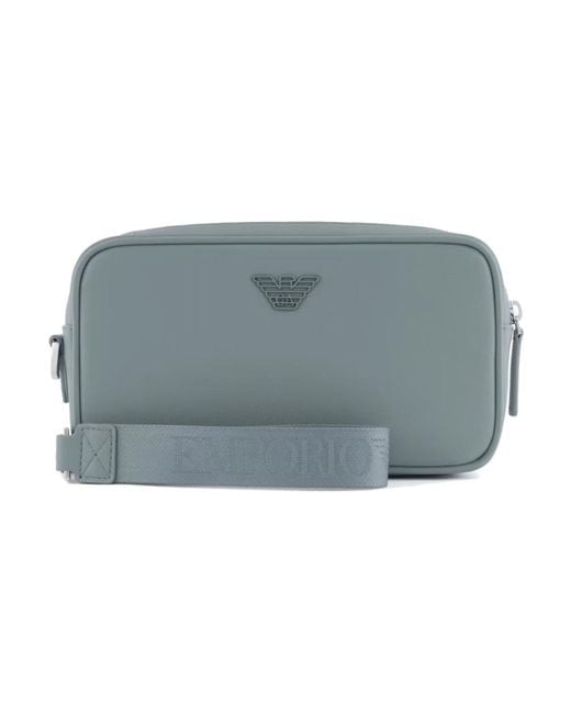 Emporio Armani Blue Toilet Bags for men