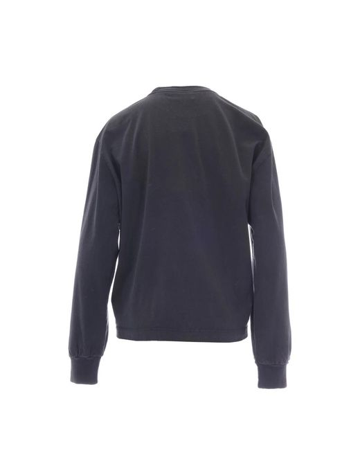 Ganni Blue Sweatshirts
