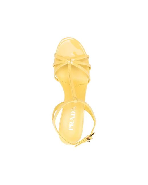 Prada Yellow Wedges