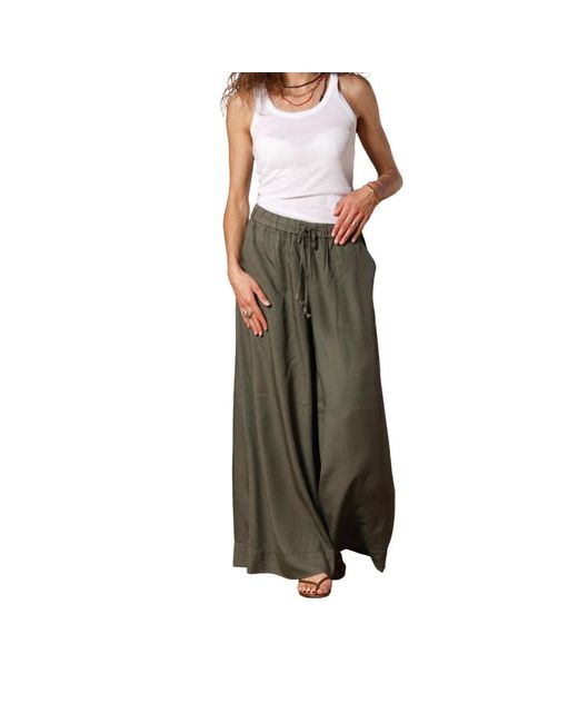 Wide Trousers di Mason's in Green